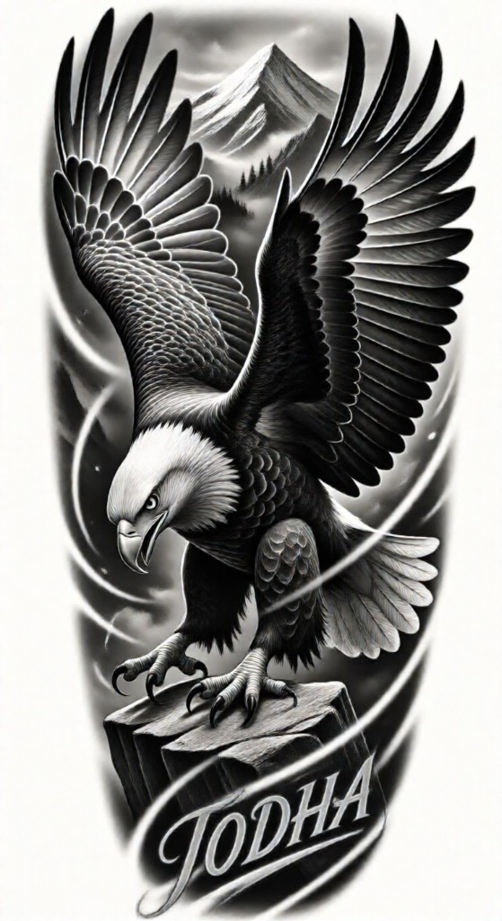 Majestic Eagle on Peak