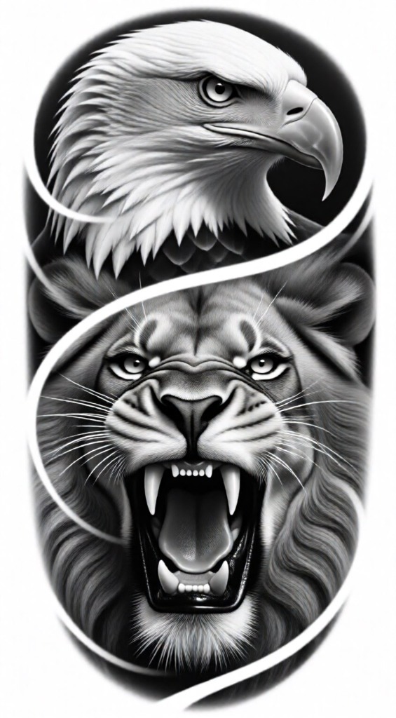 Lion and Eagle Fusion