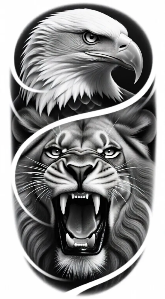 Lion and Eagle Fusion